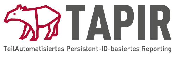 TAPIR - (Teil-)Automatisiertes Persistent-Identifier-basiertes Reporting logo
